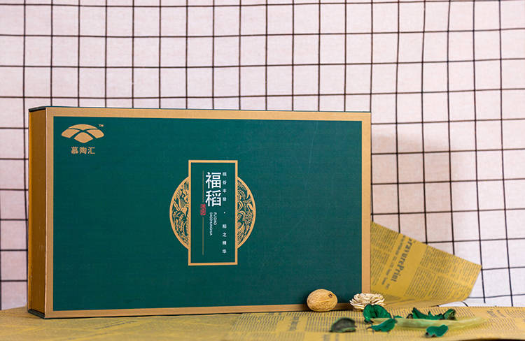 福稻大米書(shū)型盒
