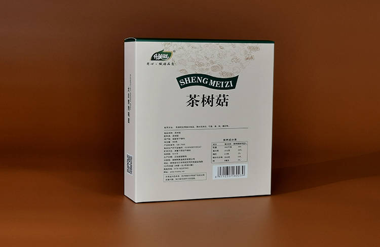 升美滋茶樹(shù)菇卡紙包裝盒3