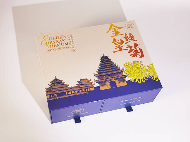 金絲皇菊抽屜禮盒包裝3
