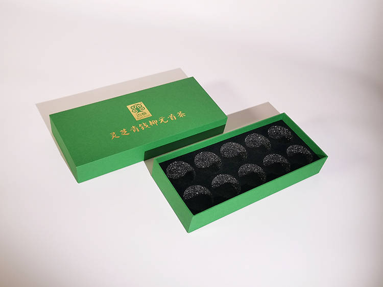 靈芝青錢(qián)柳元首茶包裝禮盒1