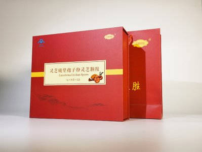 靈芝顆粒書(shū)型盒