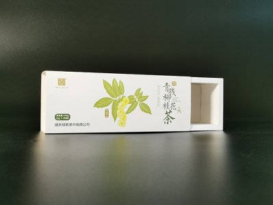 金錢(qián)柳茶葉卡紙包裝盒